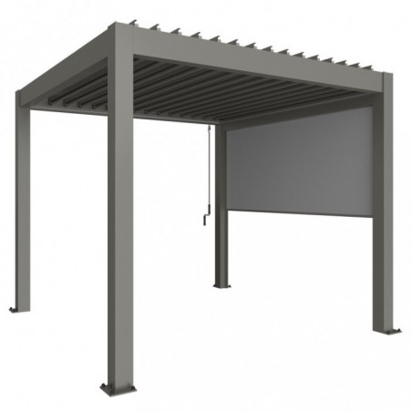 Tenda Zip a Caduta per Pergola in Metallo Biohort