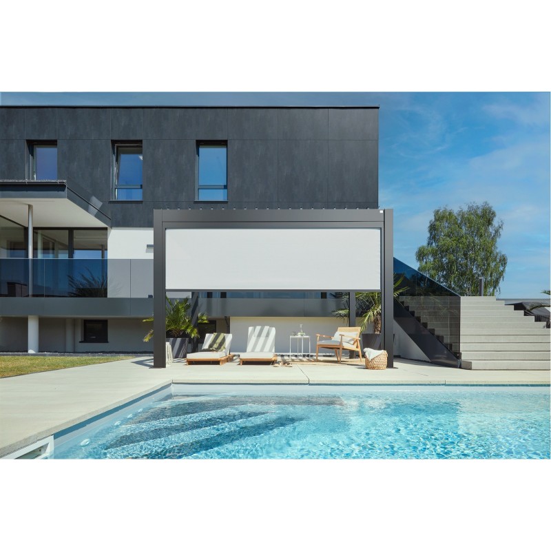 Zip Drop Awning Biohort Metal Pergola