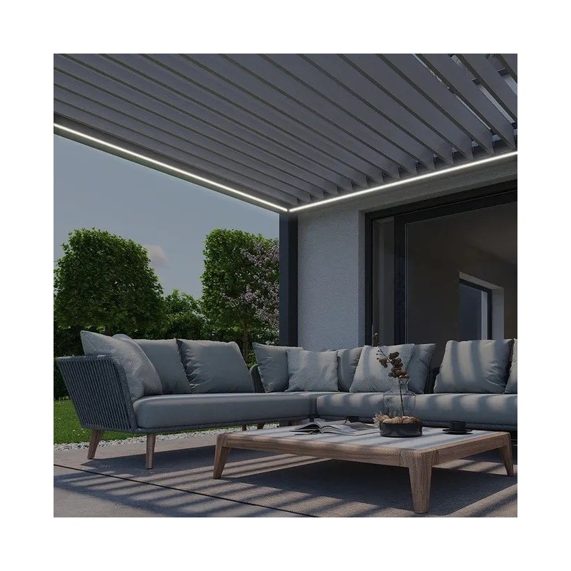 Illuminazione LED Bianco Caldo per Pergola in Metallo Biohort