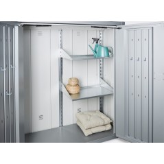 ROMEO 2 Tier Standard Outdoor Metal Closet Shelving Set