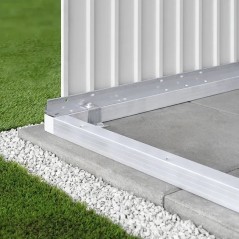 Base in Alluminio per MiniGarage L in Metallo Biohort