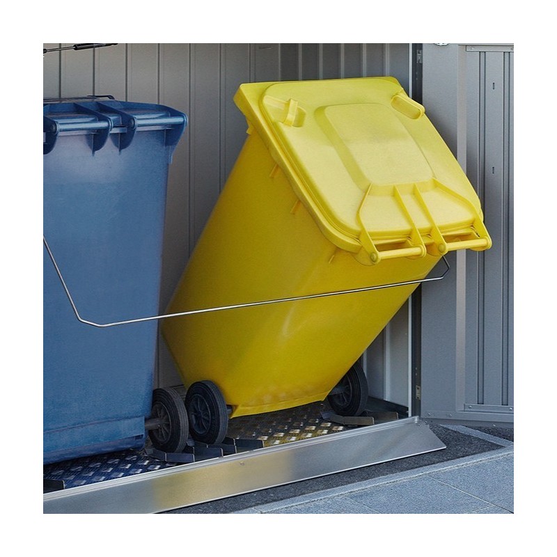 Aluminum Floor Set for Alex Duo Metal Bin Sheds Biohort