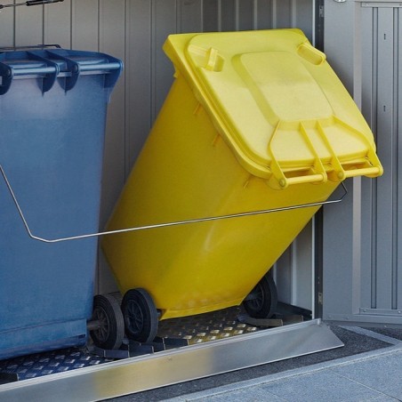 Aluminum Floor Set for Alex Duo Metal Bin Sheds Biohort