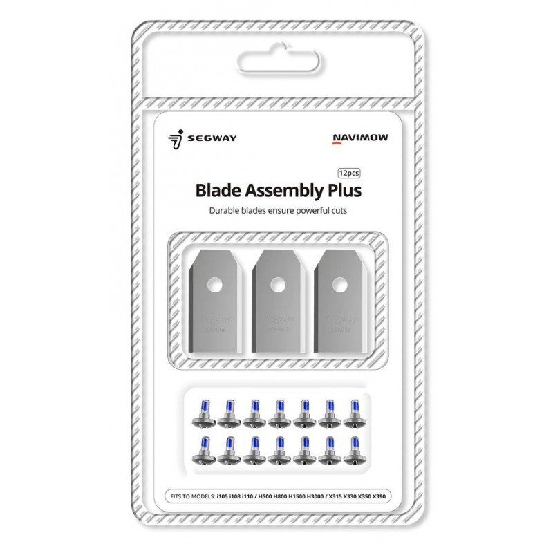 Endurance Blade Kit for Segway Navimow X3 Series Robot Lawn Mowers Endurance Blade Kit for Segway Navimow X3 Series Robot Lawn Mowers