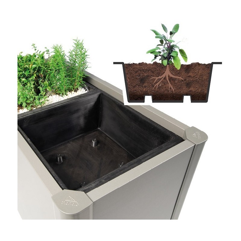 Inserto per Piante per Fioriera BELVEDERE in Metallo Biohort