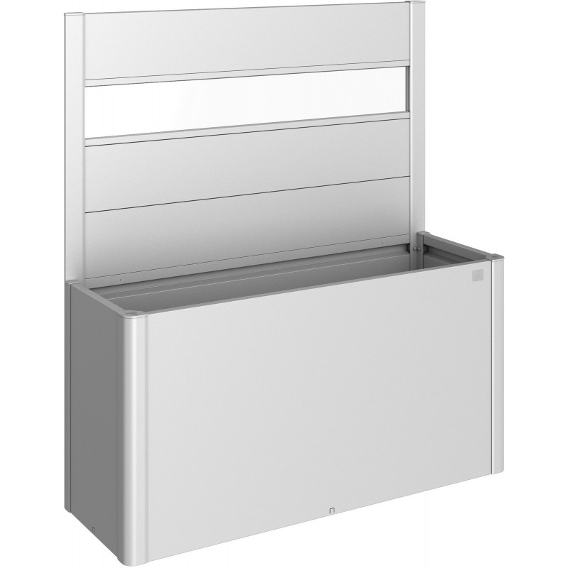 Privacy Screen with Glass Element for BELVEDERE Metal Planter Biohort Privacy Screen with Glass Element for BELVEDERE Metal Planter Biohort