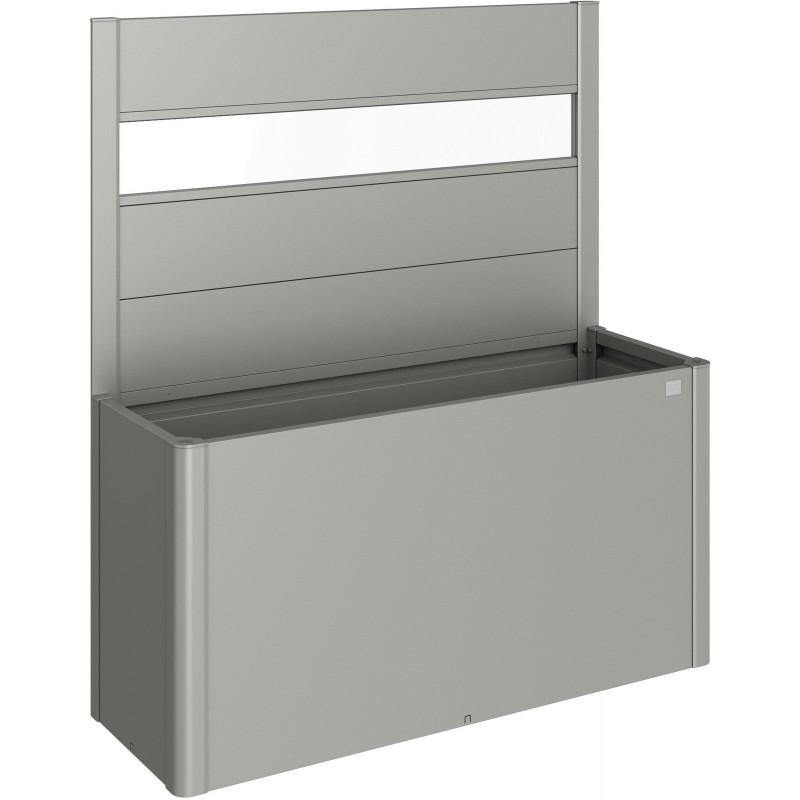 Frangivista con Elemento Vetro per Fioriera BELVEDERE in Metallo Biohort