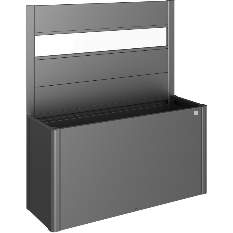 Privacy Screen with Glass Element for BELVEDERE Metal Planter Biohort Privacy Screen with Glass Element for BELVEDERE Metal Planter Biohort