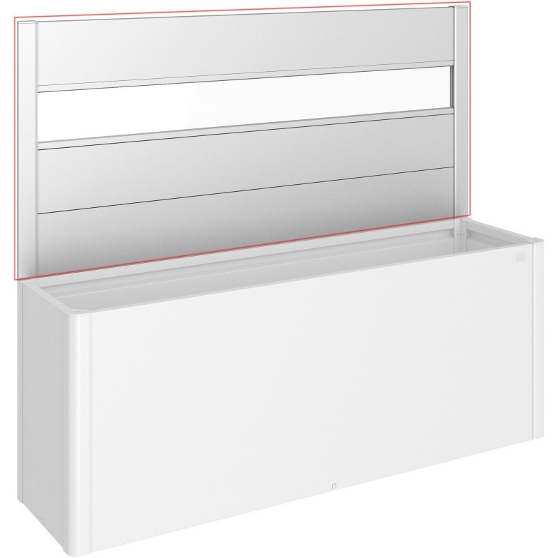 Privacy Screen with Glass Element for BELVEDERE Metal Planter Biohort Privacy Screen with Glass Element for BELVEDERE Metal Planter Biohort