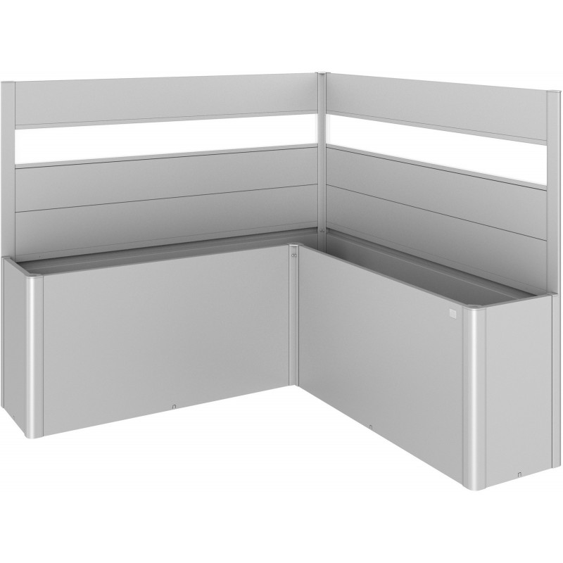 Privacy Screen with Glass Element for BELVEDERE L Metal Planter Biohort Privacy Screen with Glass Element for BELVEDERE L Metal Planter Biohort