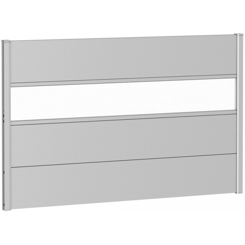 Biohort 90 Metal Privacy Screen with Glass Element Biohort 90 Metal Privacy Screen with Glass Element