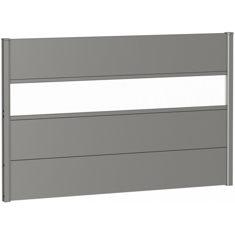 Biohort 90 Metal Privacy Screen with Glass Element Biohort 90 Metal Privacy Screen with Glass Element