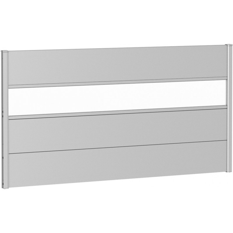 Biohort 90 Metal Privacy Screen with Glass Element Biohort 90 Metal Privacy Screen with Glass Element