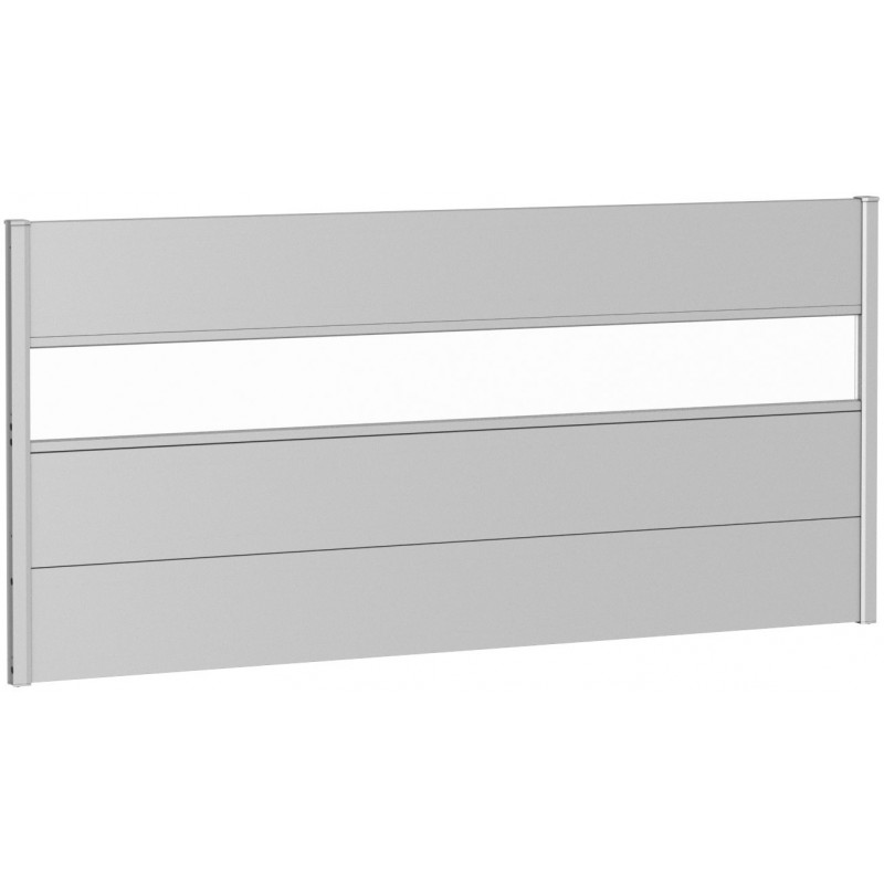 Biohort 90 Metal Privacy Screen with Glass Element Biohort 90 Metal Privacy Screen with Glass Element