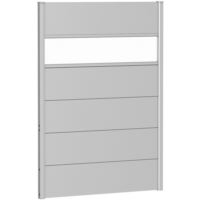 Biohort Metal Privacy Screen 135 with Glass Element Biohort Metal Privacy Screen 135 with Glass Element