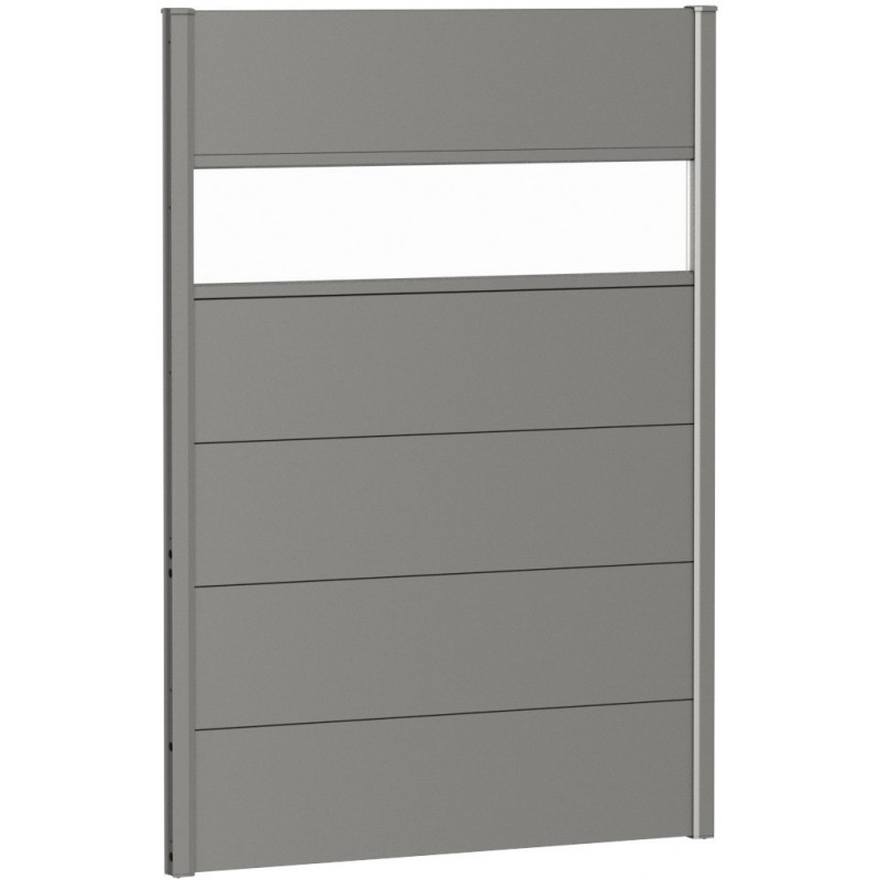 Biohort Metal Privacy Screen 135 with Glass Element Biohort Metal Privacy Screen 135 with Glass Element