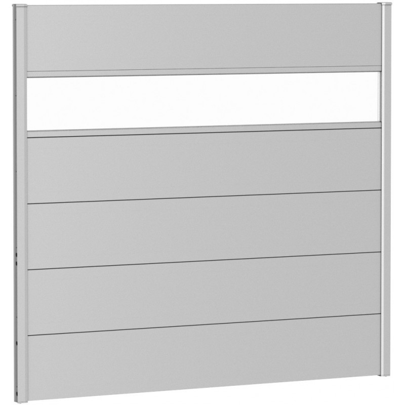 Biohort Metal Privacy Screen 135 with Glass Element Biohort Metal Privacy Screen 135 with Glass Element