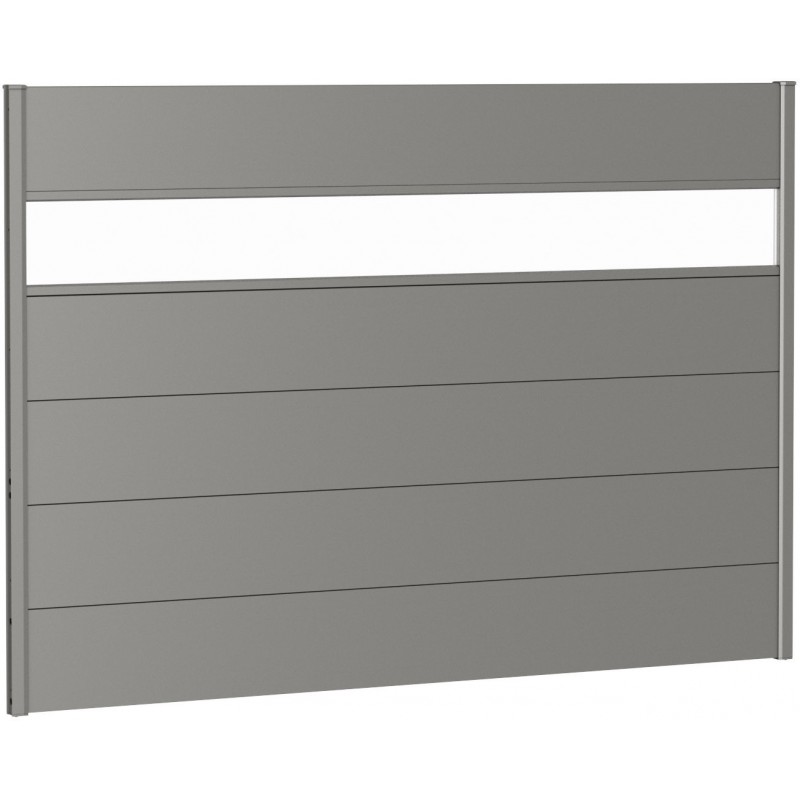 Biohort Metal Privacy Screen 135 with Glass Element Biohort Metal Privacy Screen 135 with Glass Element