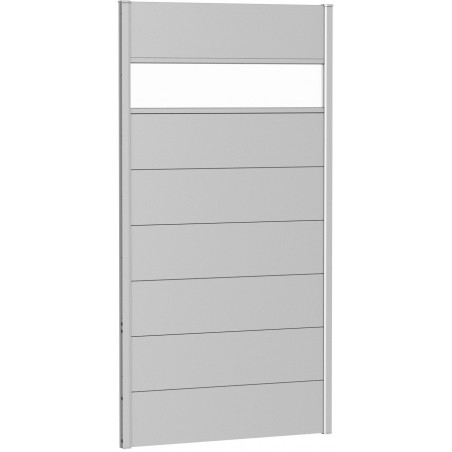 Biohort 180 Metal Privacy Screen with Glass Element