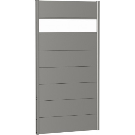 Biohort 180 Metal Privacy Screen with Glass Element