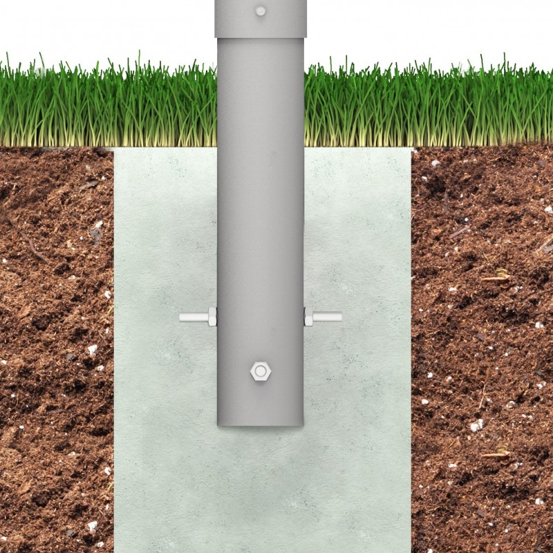 Biohort Privacy Screen Support to be Embedded in Concrete Biohort Privacy Screen Support to be Embedded in Concrete