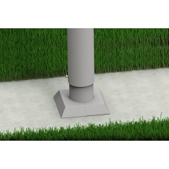 Supporti da Tassellare per Frangivista in Metallo Biohort