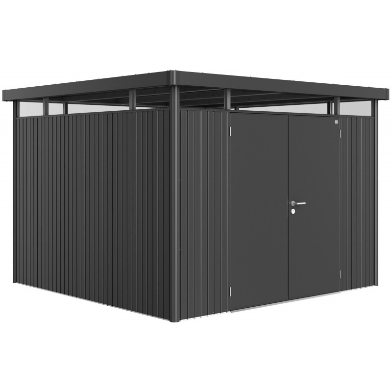 HIGHLINE 6 Metal Garden Shed with Double Door Biohort