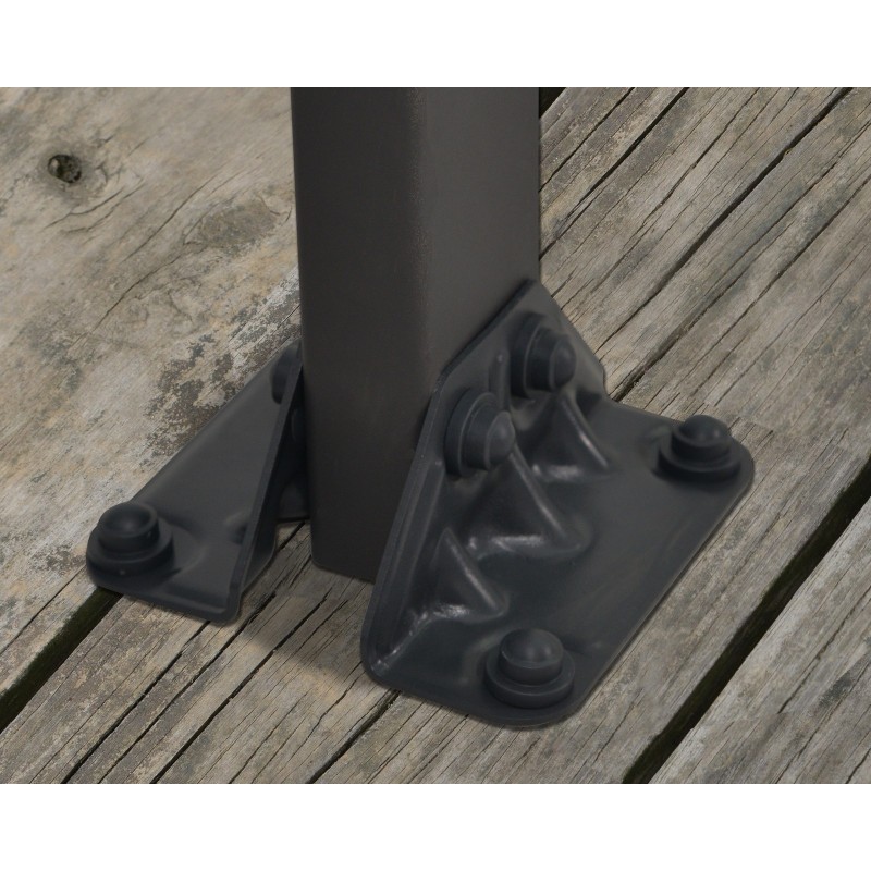 Canopia Feria Pergola Attached to Aluminum 3X13.4 m Gray Canopia Feria Pergola Attached to Aluminum 3X13.4 m Gray