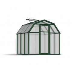 Canopia Eco Grow Double Layer Polycarbonate Garden Greenhouse 197X204X198 cm Green