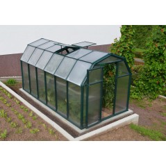 Canopia Eco Grow Double Layer Polycarbonate Garden Greenhouse 383X204X198 cm Green