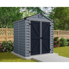 Canopia Skylight Polycarbonate Garden Shed 154X185X217 cm Grey Deco