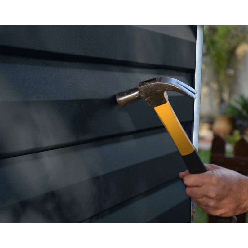 Canopia Skylight Casetta Da Giardino in Policarbonato 90X185X217 cm Grigio Scuro