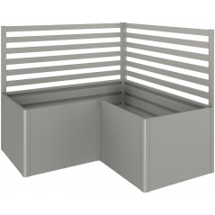 Frangivista per Piante Rampicanti per Aiuola Rialzata a L in Metallo Biohort