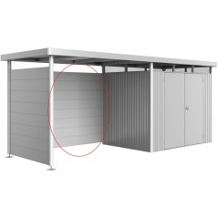 Rear Wall for Side Canopy for HIGHLINE Biohort Metal House