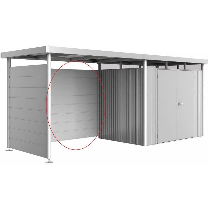 Rear Wall for Side Canopy for HIGHLINE Biohort Metal House