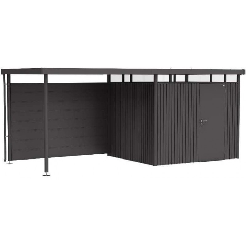 Rear Wall for Side Canopy for HIGHLINE Biohort Metal House