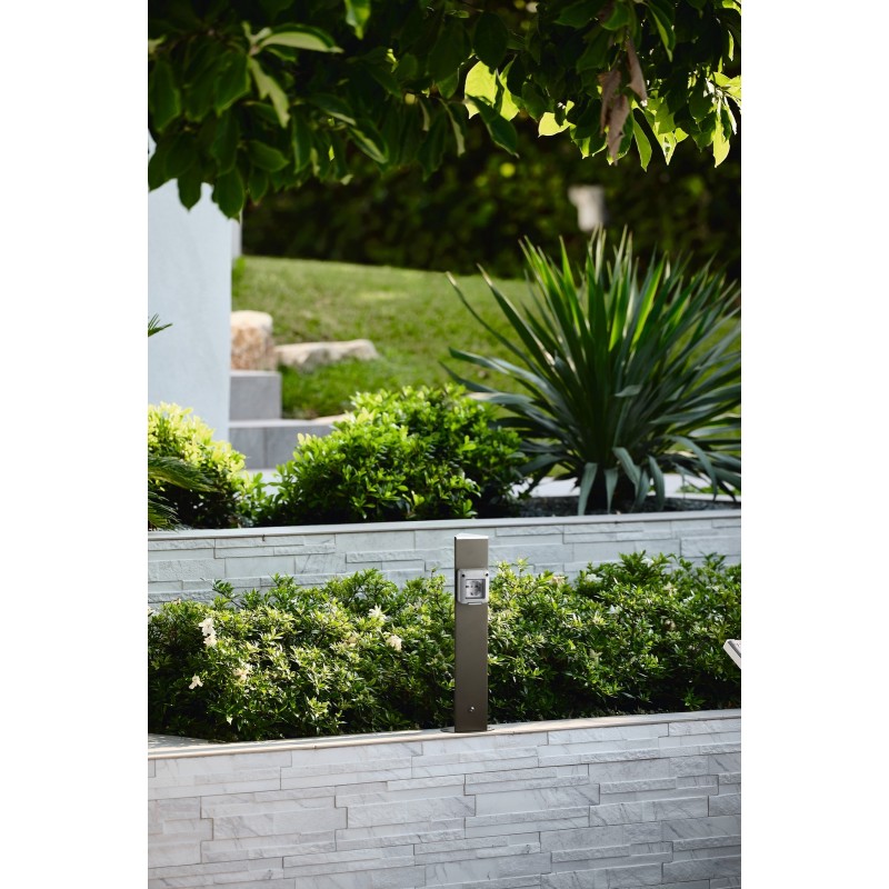 Colonnina per Presa Elettrica da Giardino Aquapoint Electropoint Ground Grigio Tortora Colonnina per Presa Elettrica da Giardino Aquapoint Electropoint Ground Grigio Tortora