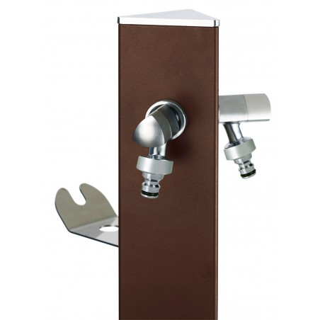 Aquapoint Triangle Underground Garden Column Fountain Bronze Metal