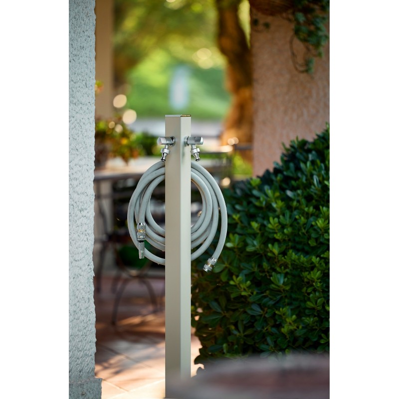 Aquapoint Triangle Underground Garden Column Fountain Ivory Aquapoint Triangle Underground Garden Column Fountain Ivory