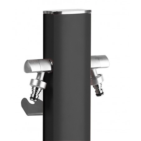 Fontana da Giardino Aquapoint Totem da Interrare Nero Metal