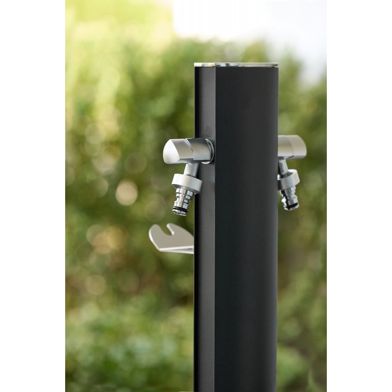 Fontana da Giardino Aquapoint Totem da Interrare Nero Metal