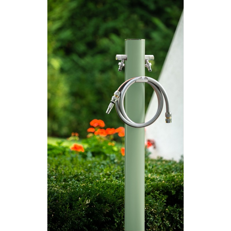 Fontana da Giardino Aquapoint Totem da Interrare Verde Kaki