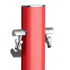 Aquapoint Totem Underground Garden Column Fountain Coral Red