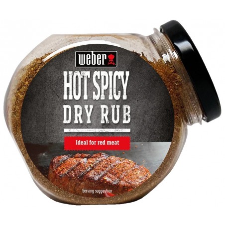 Weber Dry Rub Hot Spicy - 110 Gr