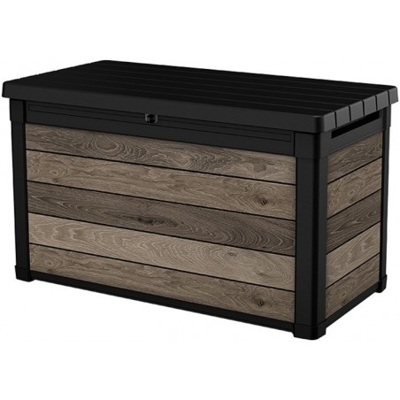 Keter Resin Storage Box SIGNATURE DECO BOX 100 Walnut