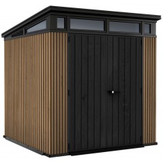 Keter Resin Garden Shed SIGNATURE PENT 7X7 Slatted
