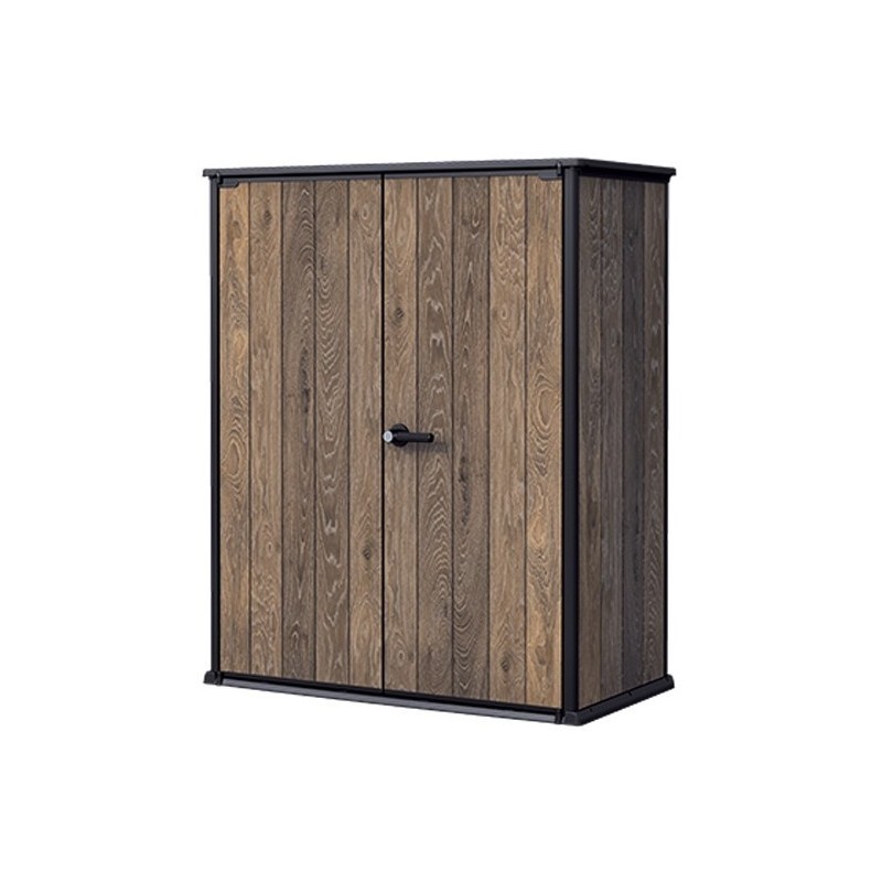 Keter Resin Outdoor Cabinet SIGNATURE VERTICAL Walnut Keter Resin Outdoor Cabinet SIGNATURE VERTICAL Walnut