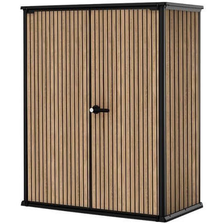 Keter Resin Outdoor Cabinet SIGNATURE VERTICAL Slatted