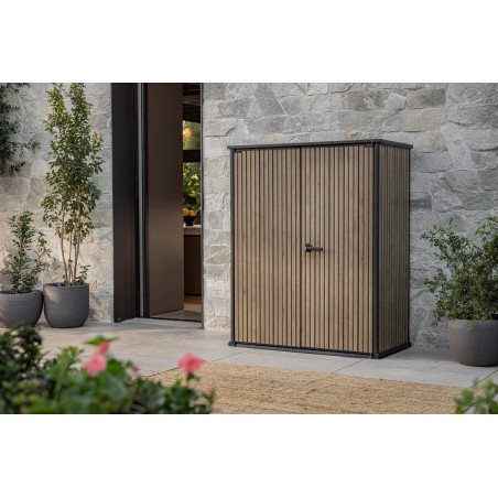 Keter Resin Outdoor Cabinet SIGNATURE VERTICAL Slatted