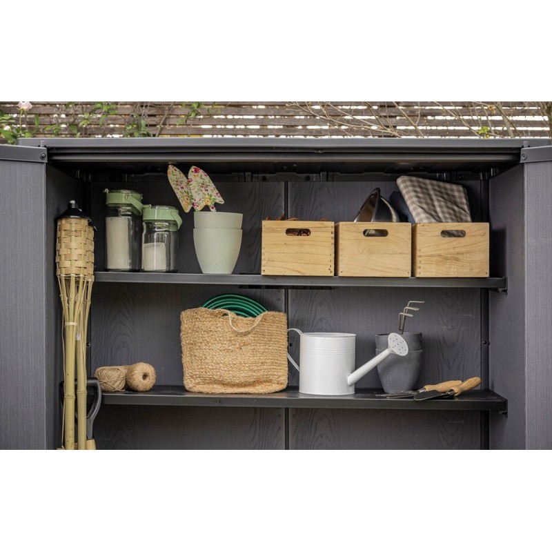 Keter Resin Outdoor Cabinet SIGNATURE VERTICAL Slatted Keter Resin Outdoor Cabinet SIGNATURE VERTICAL Slatted